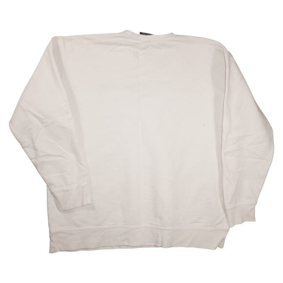 Vintage Polo Jeans Co. Ralph Lauren Crewneck Sweatshirt White Small USA Made - Picture 2 of 8